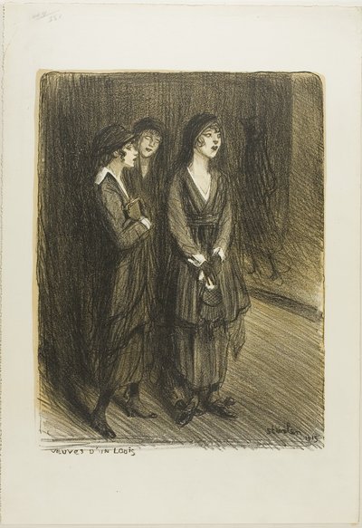 Ludvigin lesket, levy seitsemän alkaen Actualitésista tekijältä Théophile Alexandre Pierre Steinlen