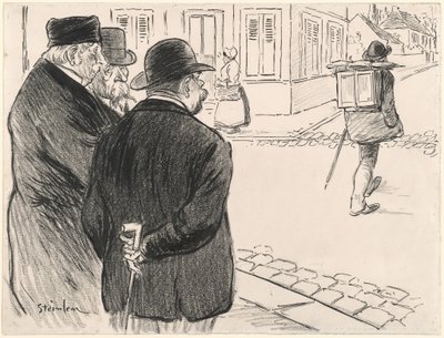 Hän toimii kuin taidemaalari tekijältä Théophile Alexandre Steinlen