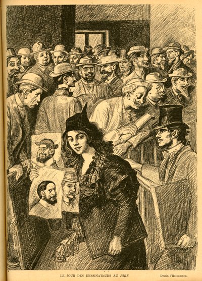 Kuva Heidbrinckistä (1852-1914) Le Riressä tekijältä Théophile Alexandre Steinlen