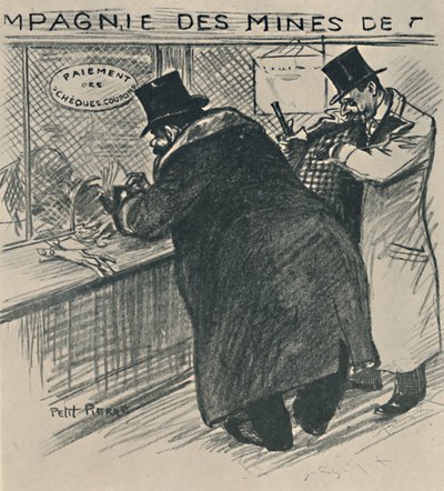 Opportunistinen enemmistö, 1919 tekijältä Théophile Alexandre Steinlen