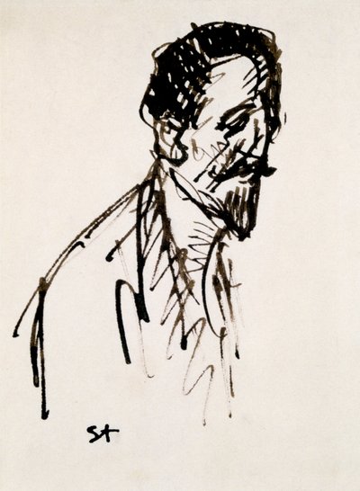 Jehan Rictuksen muotokuva, 1900-luku tekijältä Théophile Alexandre Steinlen