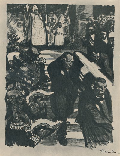 Rochefort kuolee, 1898, 1919 tekijältä Théophile Alexandre Steinlen