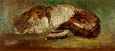 Th. A. Steinlen, Schlafende Katze tekijältä Théophile Alexandre Steinlen