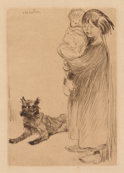 Isosisko (La Grande Soeur) tekijältä Théophile Alexandre Steinlen