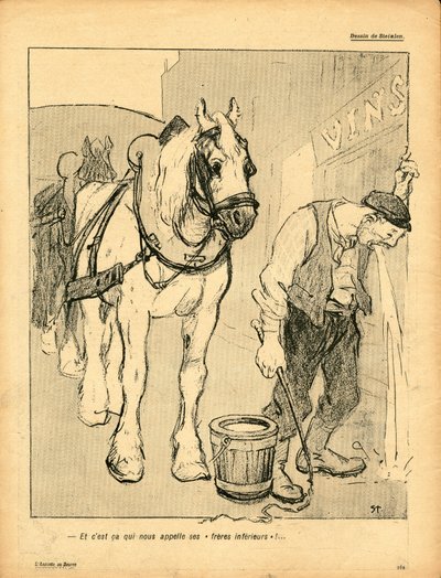 Voilautanen, satiirinen väreissä tekijältä Théophile Alexandre Steinlen