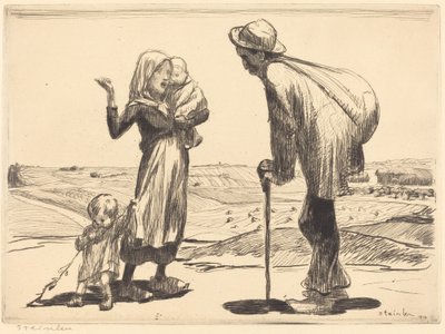 Kaukainen kaupunki tekijältä Théophile Alexandre Steinlen