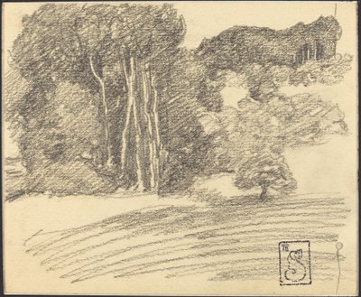 Courdemanchen metsä tekijältä Théophile Alexandre Steinlen