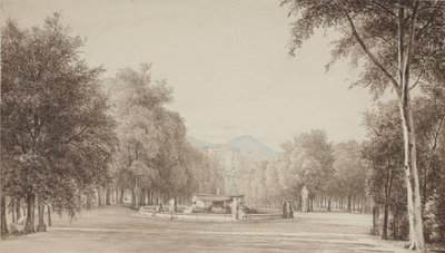 Villa Realen (nykyisin Villa Nazionalen) välillä Napolissa tekijältä Thorald Brendstrup