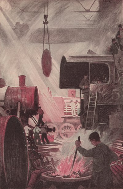 Veturin rakentaminen (värilitraus) tekijältä Thornton Oakley