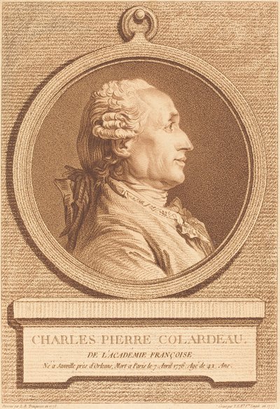 Charles Pierre Colardeau tekijältä Thérèse Éléonore Lingée after Louis Rolland Trinquesse