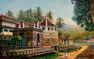 "Pyhän hampaan temppeli, Kandy", 1913 tekijältä Thyra Creyke Clark