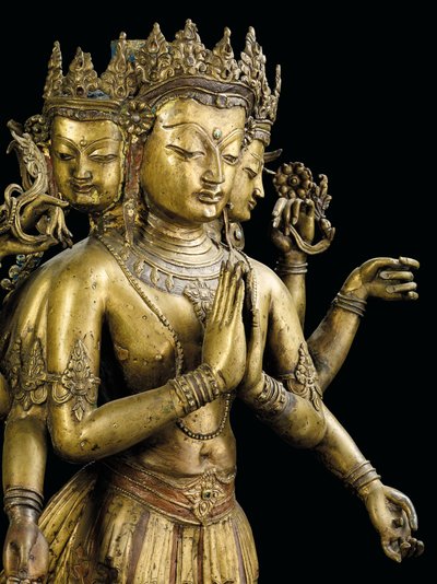Ekadashalokeshvara-patsas tekijältä Tibetan School