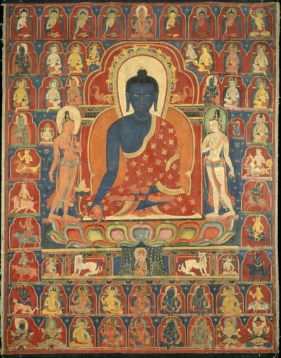 Maalattu banneri tekijältä Tibetan School