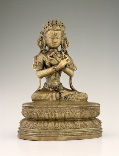 Vajradhara Buddha (kupariseos ja jalokivet) tekijältä Tibetan School