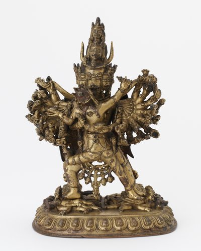 Yamantaka, 1500-luku tekijältä Tibetan School