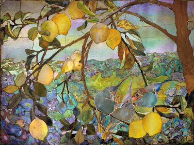 Favrile mosaiikkipaneeli, n. 1910 tekijältä Tiffany Studios