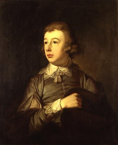 Pojan muotokuva, sanotaan olevan William Pitt, Nuorempi (1759-1806) (öljyä aluksella) tekijältä Tilly Kettle