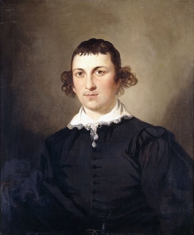 Muotokuva herrasmiehestä, luultavasti herra Lyte, Black Van Dyke -asussa, 1769 tekijältä Tilly Kettle