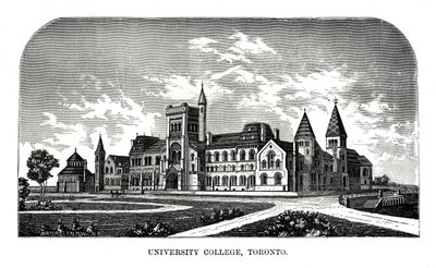 University College, Toronto, Kanada, 1800-luku tekijältä Tilton Waters