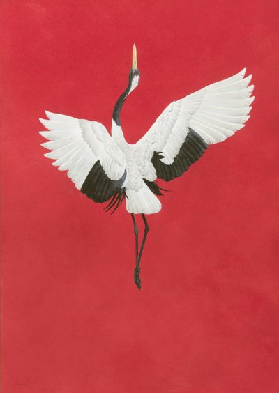 The Dance-Red,Akvarelli ja guache Arches 640 g/m² paperille, 96 x 66 cm. tekijältä Tim Hayward