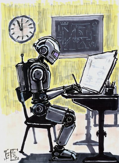 Robottien avulla tapahtuva oppiminen tekijältä Tim Hoinkis