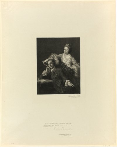 Garrick ja hänen vaimonsa Old English Mastersista tekijältä Timothy Cole