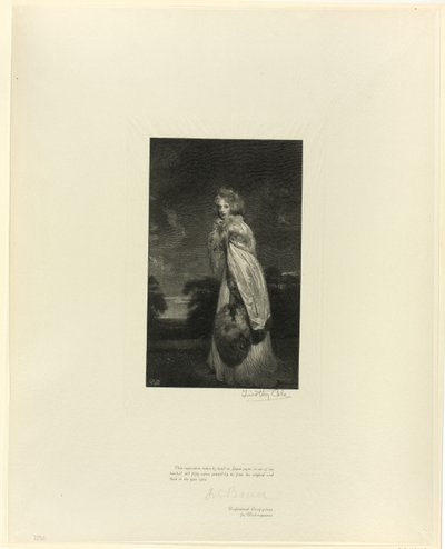 Lady Derby (Miss Farren), Old English Mastersilta tekijältä Timothy Cole