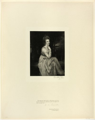 Lady Derby, Old English Mastersilta tekijältä Timothy Cole