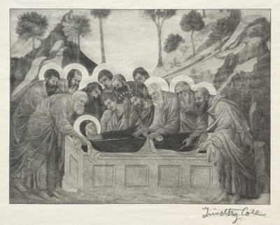 Vanhat italialaiset mestarit: Neitsyen hautaaminen, 1888-1892. tekijältä Timothy Cole