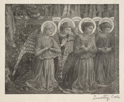 Vanhat italialaiset mestarit: Enkeliryhmä, 1888-1892. tekijältä Timothy Cole