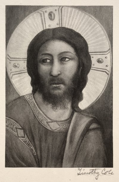 Vanhat italialaiset mestarit: Kristuksen pää, 1888-1892. tekijältä Timothy Cole