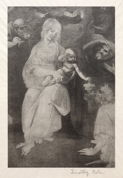 Vanhat italialaiset mestarit: Madonna ja lapsi, 1888-1892. tekijältä Timothy Cole