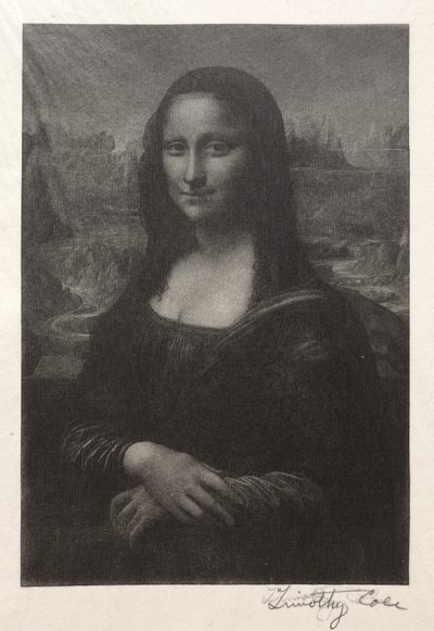 Vanhat italialaiset mestarit: Mona Lisa, 1888-1892. tekijältä Timothy Cole