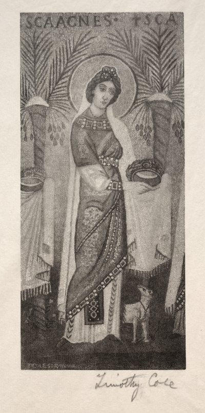 Vanhat italialaiset mestarit: St. Agnes, 1888-1892. tekijältä Timothy Cole