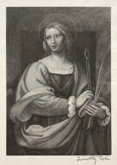 Vanhat italialaiset mestarit: St. Apollonia, 1888-1892. tekijältä Timothy Cole