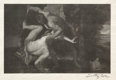 Vanhat italialaiset mestarit: Abelin kuolema, 1892. tekijältä Timothy Cole