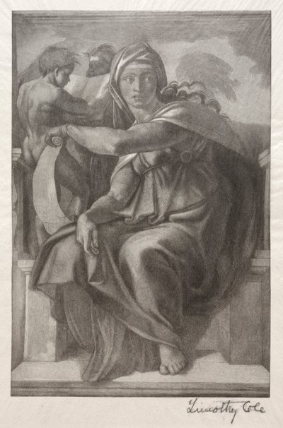 Vanhat italialaiset mestarit: Delphian Sibyl, 1890. tekijältä Timothy Cole