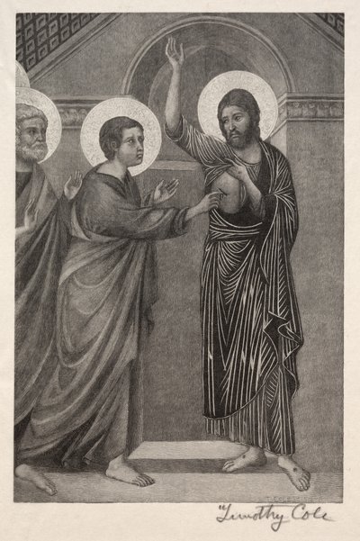 Vanhat italialaiset mestarit: St. Thomasin uskomattomuus, 1888-1892. tekijältä Timothy Cole