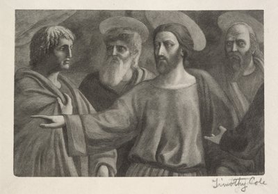 Vanhat italialaiset mestarit: The Tribute Money, 1888-1892. tekijältä Timothy Cole