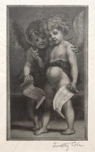 Vanhat italialaiset mestarit: Kaksi lapsienkeliä, 1888-1892. tekijältä Timothy Cole