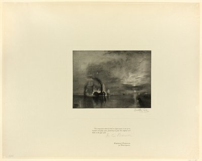 The Fighting Téméraire, Old English Mastersilta tekijältä Timothy Cole
