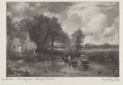 El Haywainfinnish tekijältä Timothy Cole after John Constable