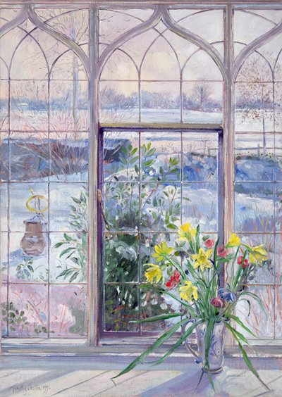 Narsissit ja aurinkokello lunta vasten tekijältä Timothy Easton