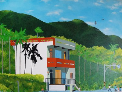 Talo valtatiellä 11, Taitung, Taiwan, 2017 tekijältä Timothy Nathan Joel