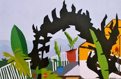 Sisäänkäynti, 2006, öljy kankaalle tekijältä Timothy Nathan Joel