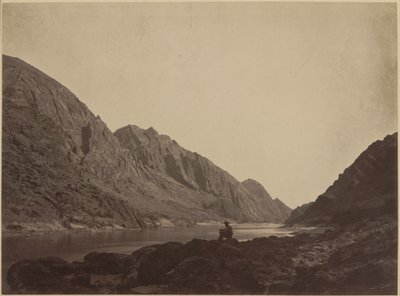 Jäävuoren kanjoni, Colorado-joki, ylhäältä katsottuna,1871 (kuva) tekijältä Timothy O
