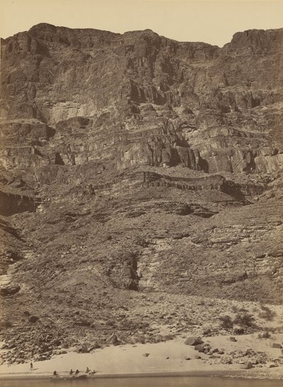 Muuri Grand Canyonissa Colorado-joella,1872 (kuva) tekijältä Timothy O