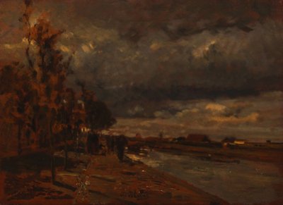 Kanava Hollannissa, 1885 tekijältä Tina Blau