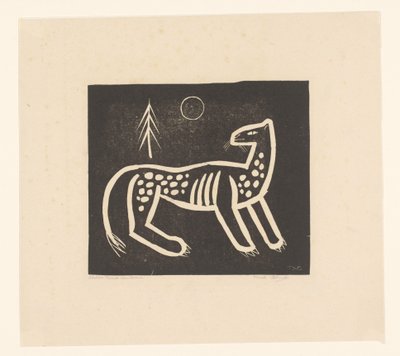 Tiikeri tekijältä Tinus van Doorn (signed by artist)