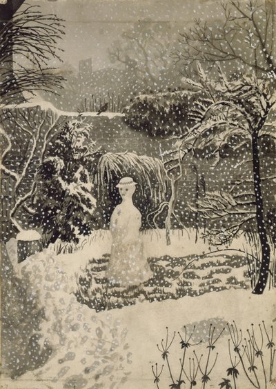 Lumenainen (akvarelli) tekijältä Tirzah Ravilious